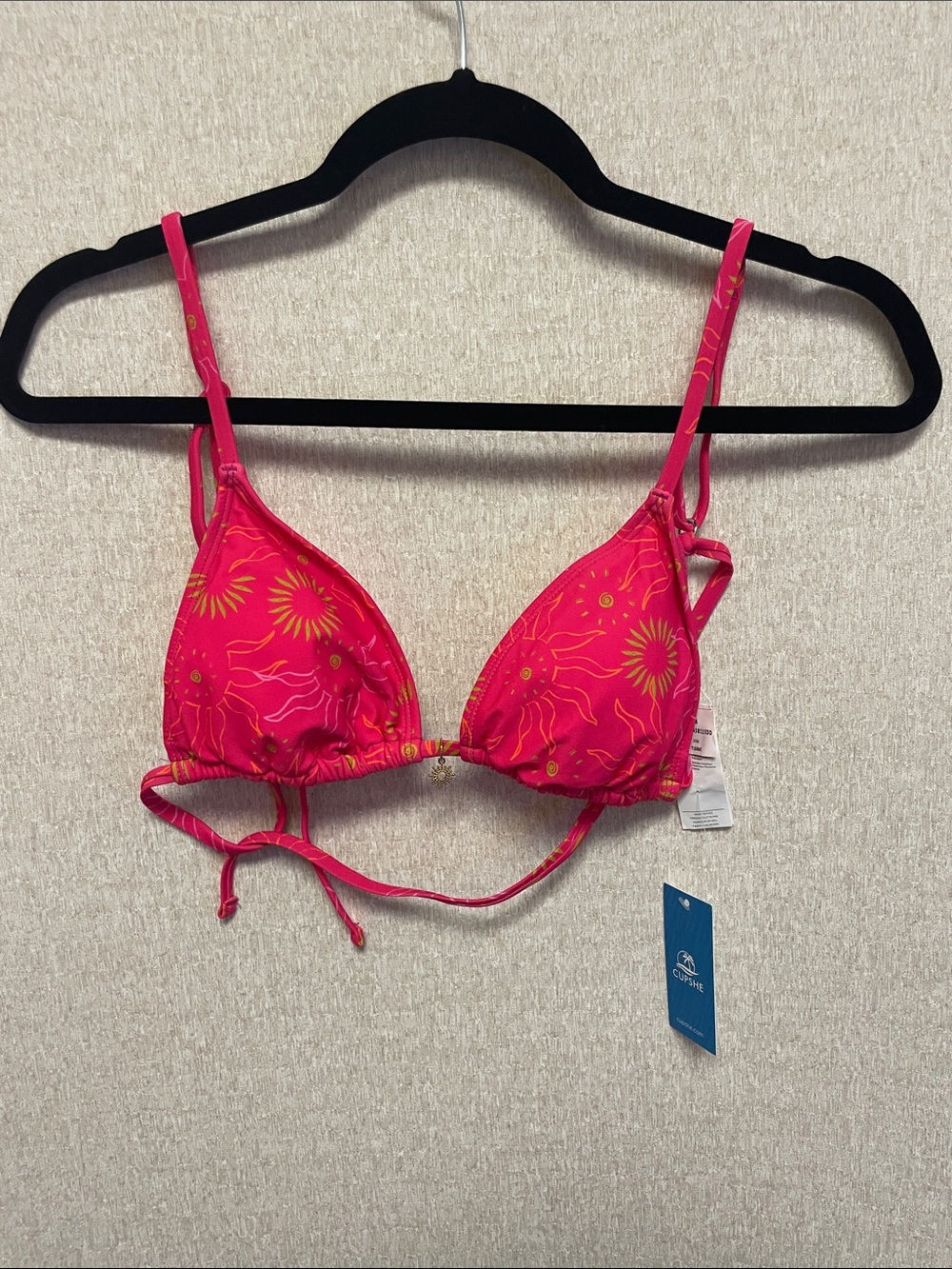 Cupshe Triangle Bikini Top NWT